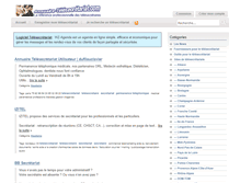 Tablet Screenshot of annuaire-telesecretariat.com